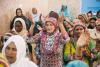 Christians women praying in Church service in Pakistan