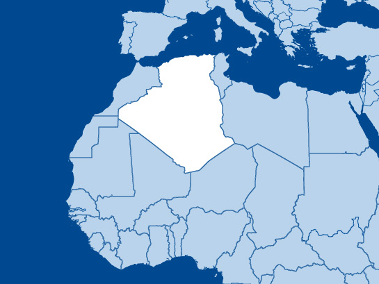 Map of Algeria