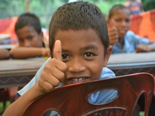 This Christian boy’s family thought he would never get an education. But now he is thrilled to study at a new school, supported by Barnabas, giving him and his whole family hope for the future