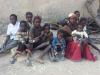 African family sitting together