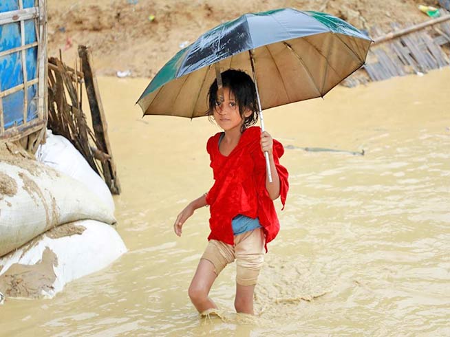 Children and pregnant women are especially at risk of diseases like cholera in flood struck Chittagong Hills